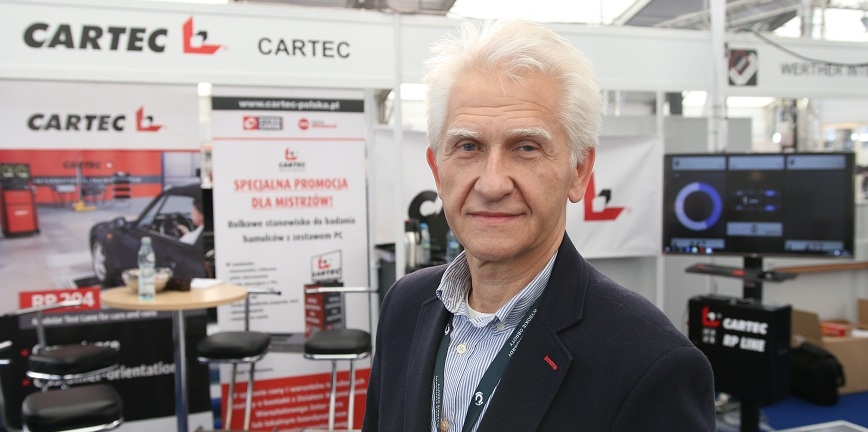 Krzysztof Wiśniewski z firmy CARTEC,