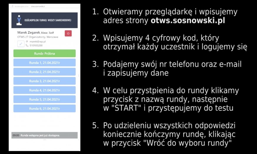 Jak będzie wyglądał test ONLINE? Zobaczcie instruktaż