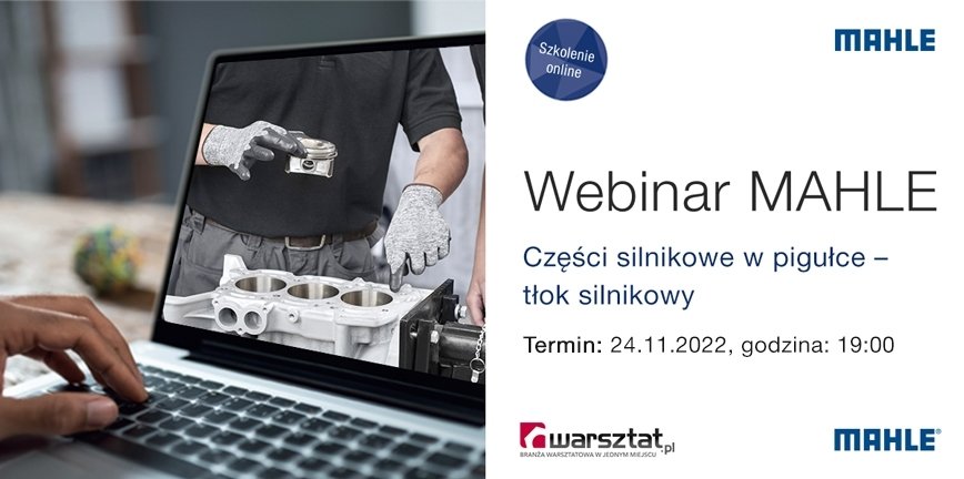 Części silnikowe w pigułce - TŁOK. Budowa, montaż, obciążenia [WEBINAR]